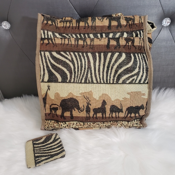 Benjamin jordan Safari print hadbag - Picture 3 of 16